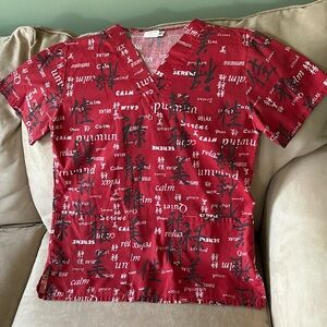 Life xs scrub top